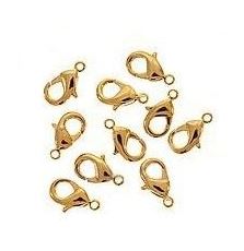 Замок для бус (карабин) малый DM-01/5 «Zlatka» 10 мм 5 шт №01 под золото