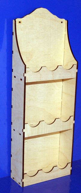 Полочка для специй трехъярусная №3, 046535, 14х6х42