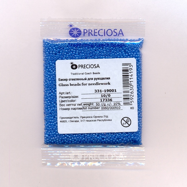 Бисер «Preciosa» 50 г, 331-19001-10/0-17336