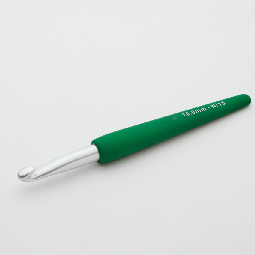 Крючок для вязания алюминиевый односторонний Waves KnitPro, 10.00мм 30948