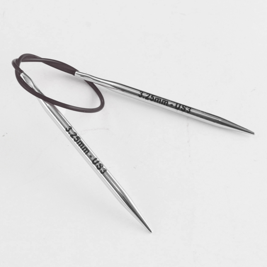 Спицы круговые латунные Nova Metal KnitPro, 25 см, 3.25 мм 10976