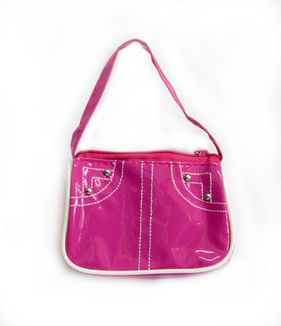 Сумочка 72/01 лакированная, 100мм*60мм*20мм, цв. роз, уп.-1шт