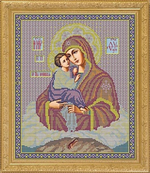 Набор для вышивания "Galla Collection" И 014 Икона Божией Матери «Почаевская»28 x 33см			