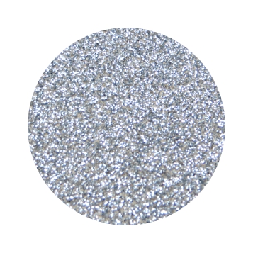 Фетр глиттерный в рулоне 1,3-1,5 мм; 107см х 18-26 м/ 01 (серебро)