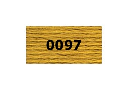 мулине "Gamma"  х/б 24 x 8 м 0097, золотисто-коричневый