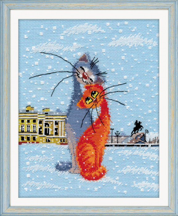 Набор для вышивания «Овен» 1032 Кошки-крошки,18*23 см