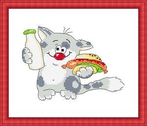 Набор для вышивания «Сделано с любовью» ШМ-005 Пора подкрепиться