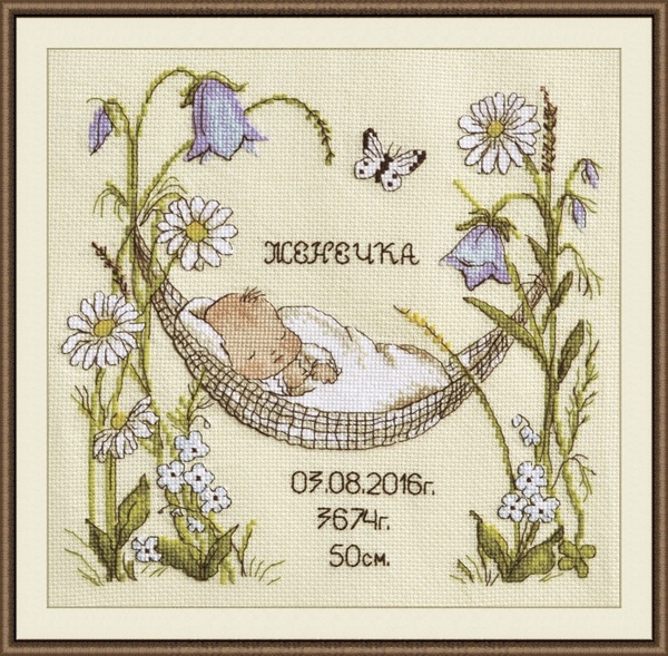 Набор для вышивания «Овен» 941 Наш цветочек