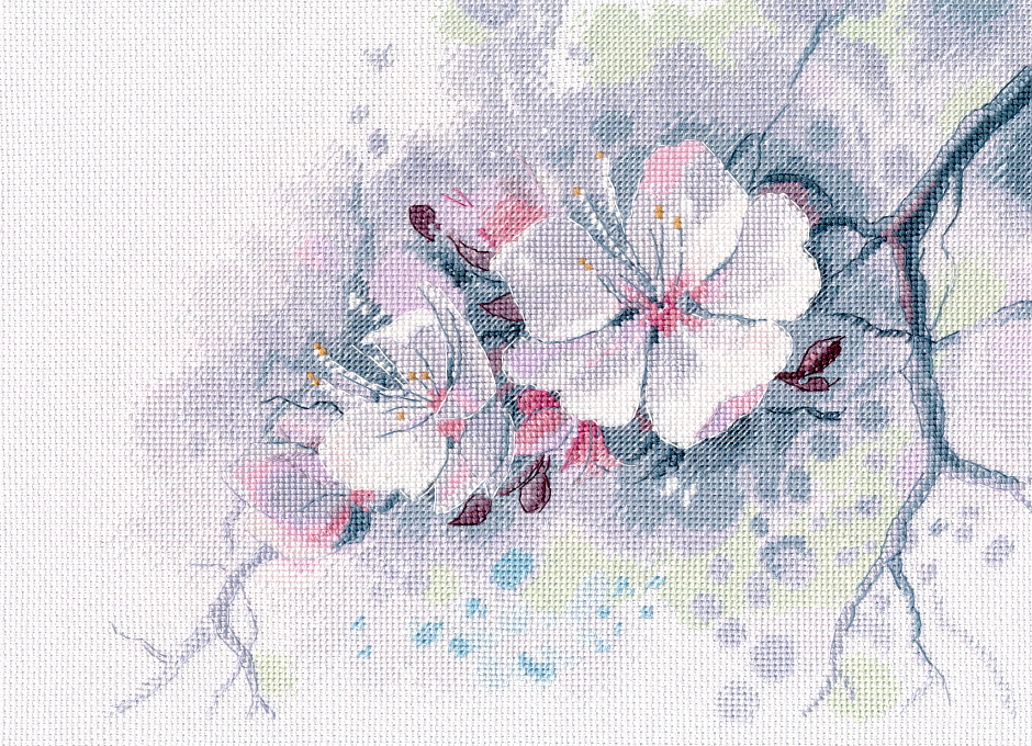 Набор для вышивания «Овен» 1618 "О весне" 25 х 20см