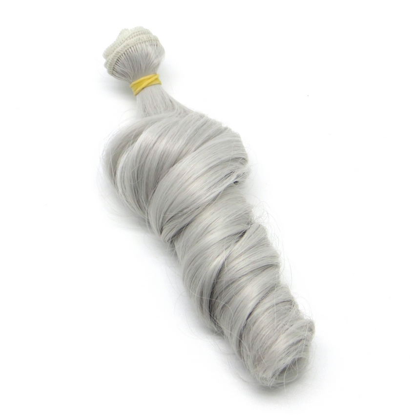 Трессы - кудри для кукол TRK-02/15-004 "Рукоделие" 15 см х 100 см (цвет: пепельный блонд)