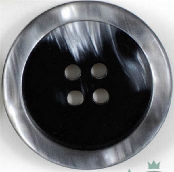 Пуговицы  "Колибри" NE180 Black ( черный ) 40L