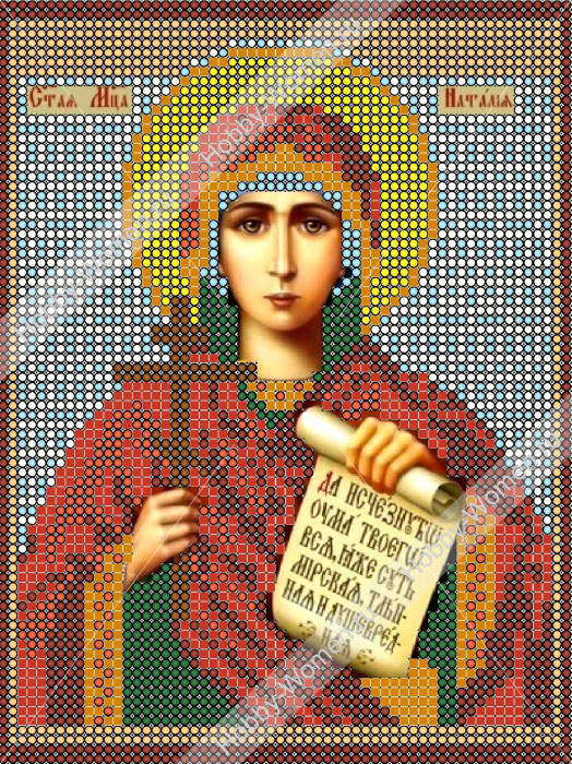 Рисунок на ткани для вышивания бисером "WH" ИЧМС0033 Святая мученица Наталия