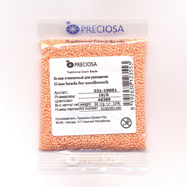 Бисер «Preciosa» 50 г, 331-19001-10/0-46389