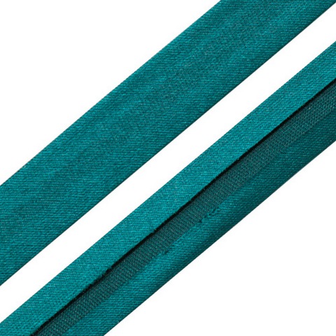 Косая бейка 15 мм/132 м 0000-1500, цв.6100 т.т.зелен.