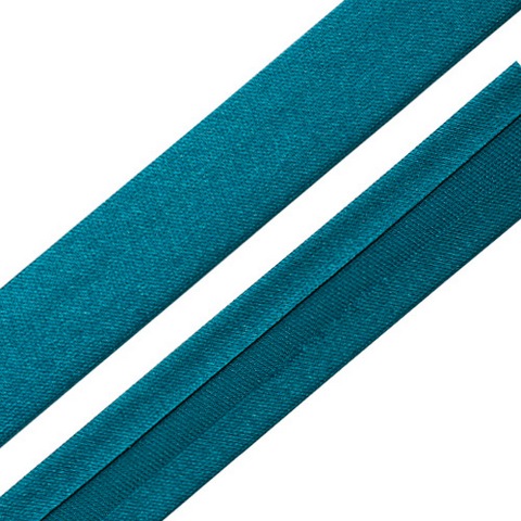 Косая бейка 15 мм/132 м 0000-1500, цв.6099 т.морская волна