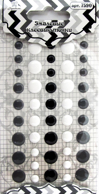 Эмалевые клеевые точки "Рукоделие" 7590 45шт.