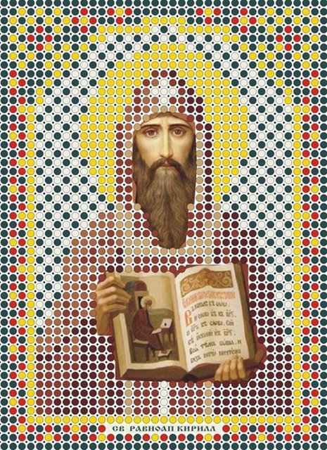 Набор РУССКАЯ СКАЗКА ММН-045 Св. равноапостольный Кирилл, 8х11 см