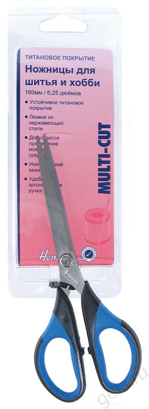 Ножницы "Hemline" 327 Для шитья и хобби с титановым покрытием, 16 СМ