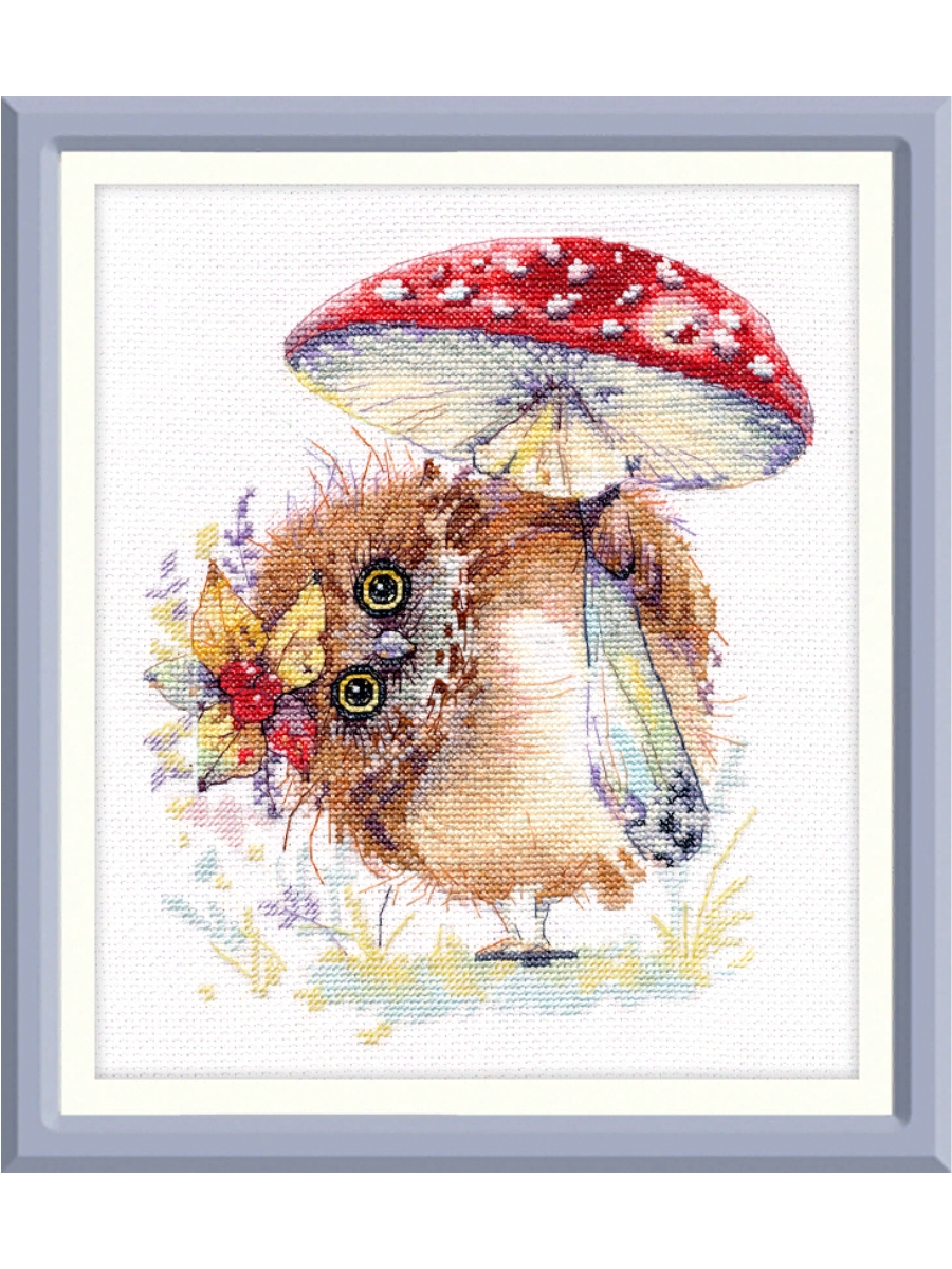 Набор для вышивания «Овен» 1237 " Зонтик для модницы" 18*22 см.