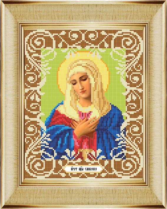 Рисунок на ткани " Умиление" 0038БК