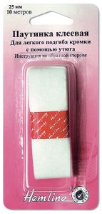Паутинка клеевая 781 "Hemline" 25 мм в блистере 10 м