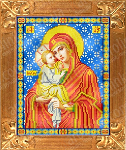 Рисунок-схема на ткани «Каролинка» КБИ 4047 Почаевская икона Божией Матери