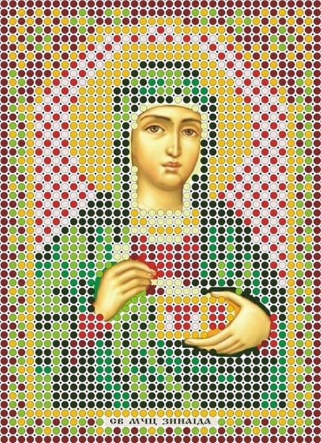 Набор РУССКАЯ СКАЗКА ММН-029 Св. Зинаида, 8 х11см