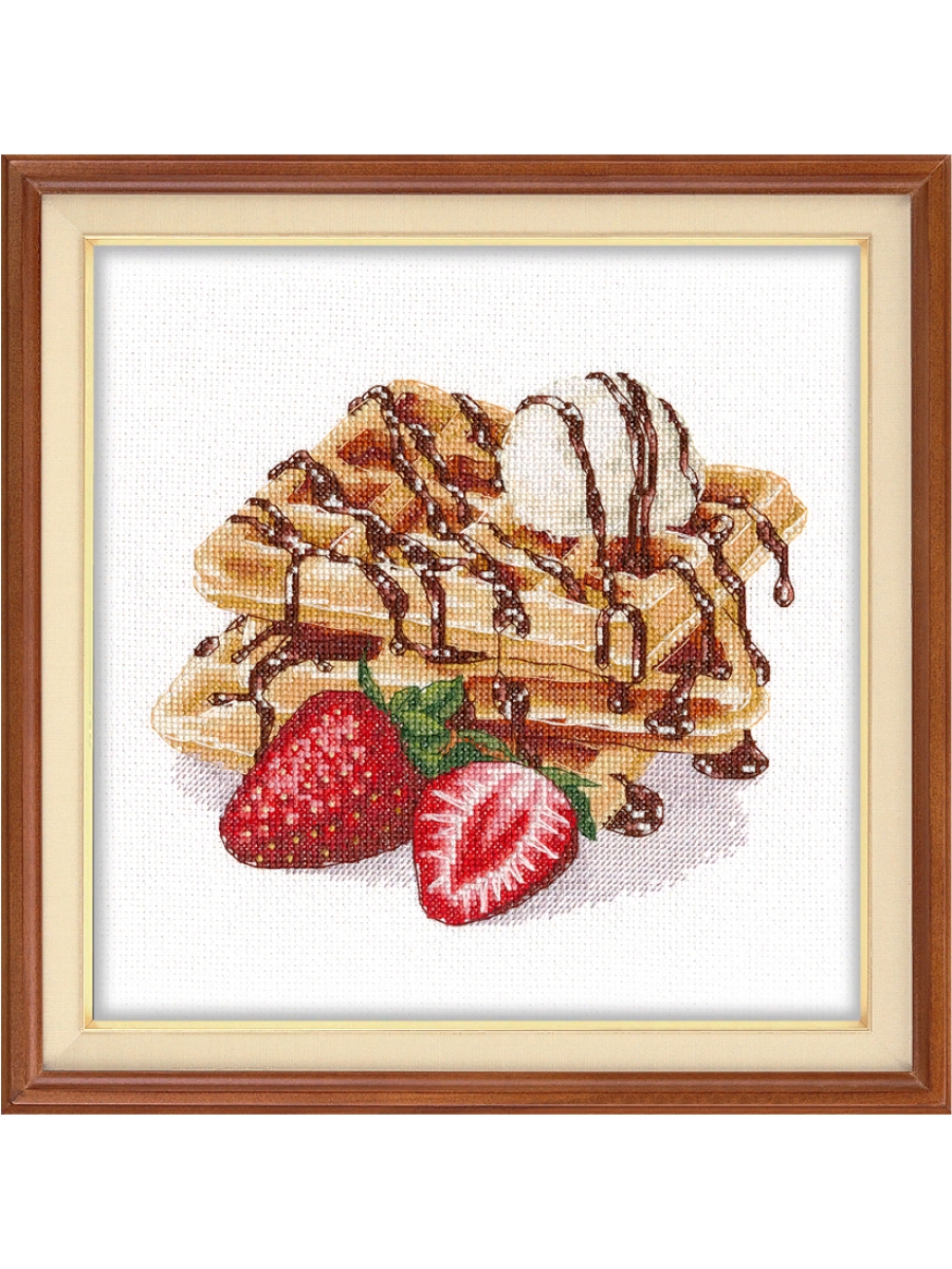 Набор для вышивания «Овен» 1236 " Венские вафли" 20*17 см.