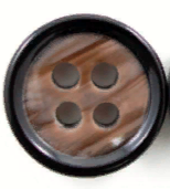 Пуговицы CB 43  Brown  18L   72шт.