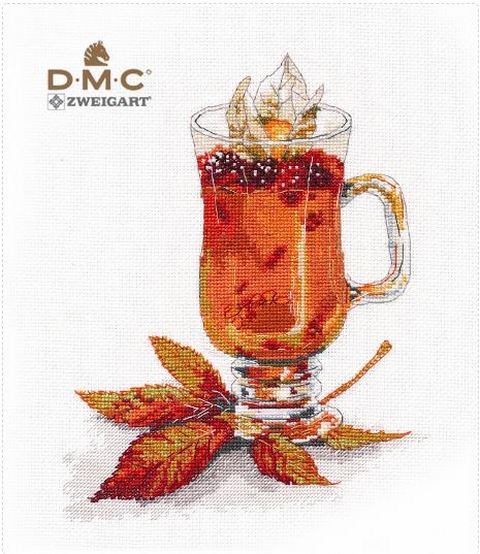 Набор для вышивания «Овен» 1369 Облепиховый пунш 17*22 см