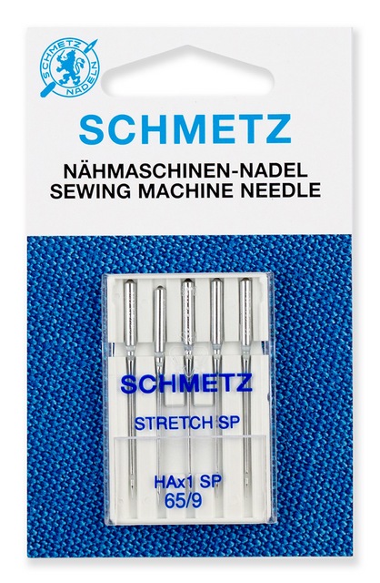 Иглы супер стрейч  130/705 HA х1 SP №65/9, 5 шт. Schmetz 1604100068
