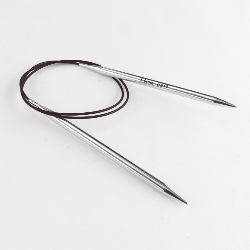Спицы круговые латунные Nova KnitPro, 50 см, 6.00 мм 10393