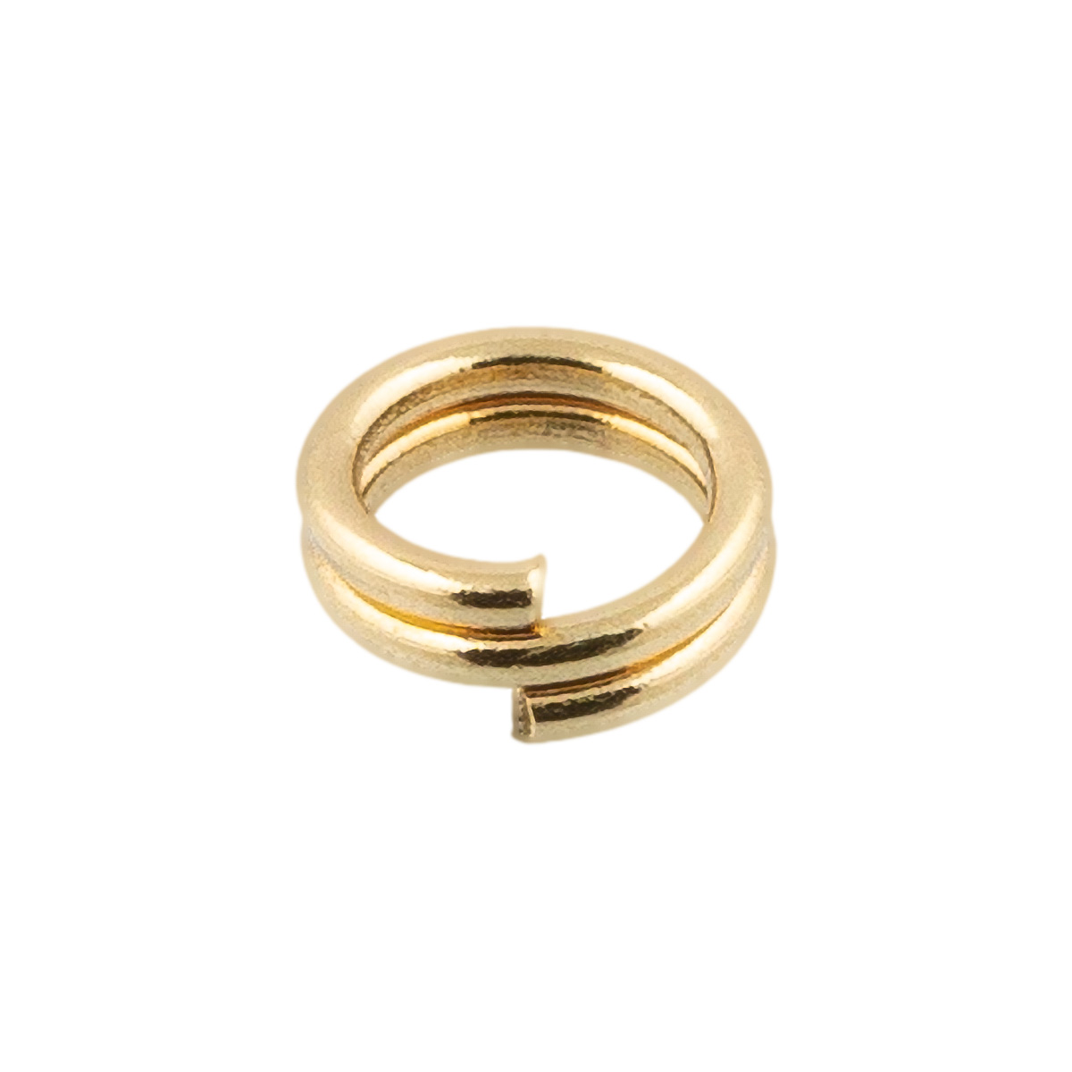 Кольцо соединительное "Zlatka" FMK-R05 5мм, 50 шт. № 04 под золото