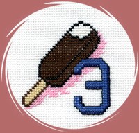 Набор для вышивания «Panna» Алфавит. Буква "Э" 