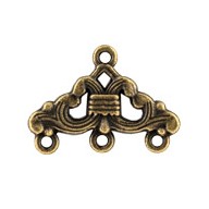 Коннектор MFC-09 "Zlatka" 1.2х2.3 см 10 шт под античную т.бронзу