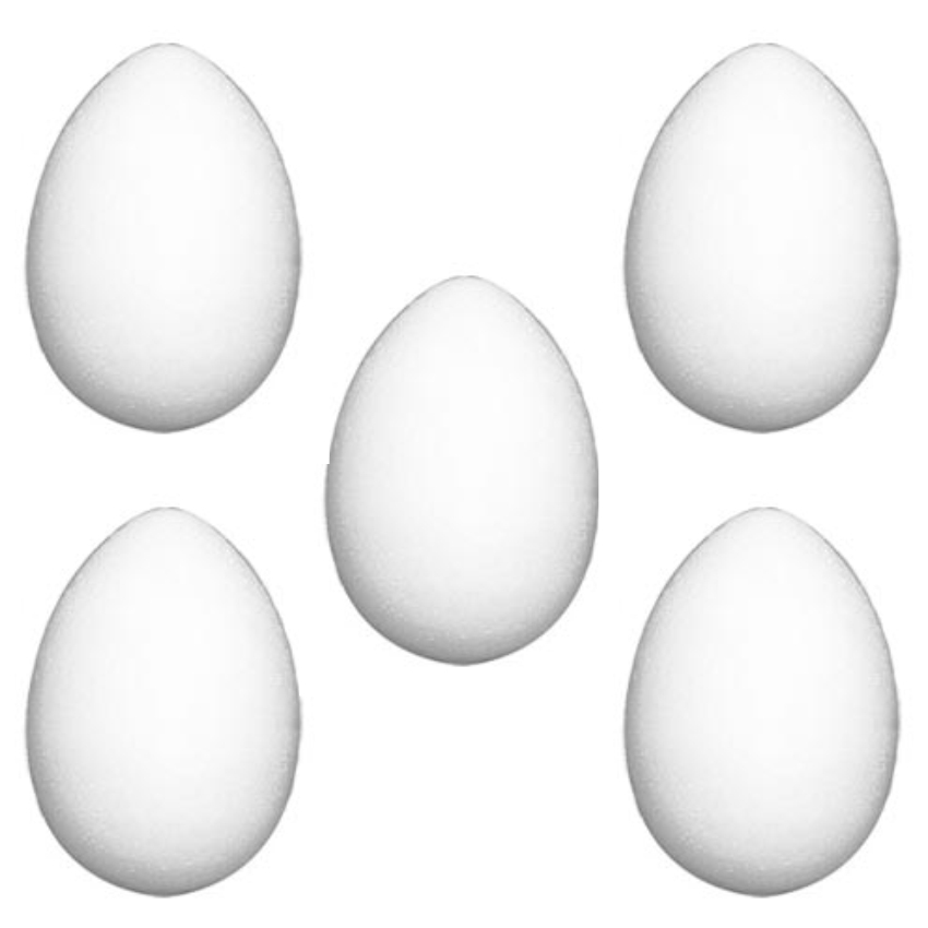 Форма из пенопласта ЯЙЦО, h=77 мм (Еврослот 5 шт.)