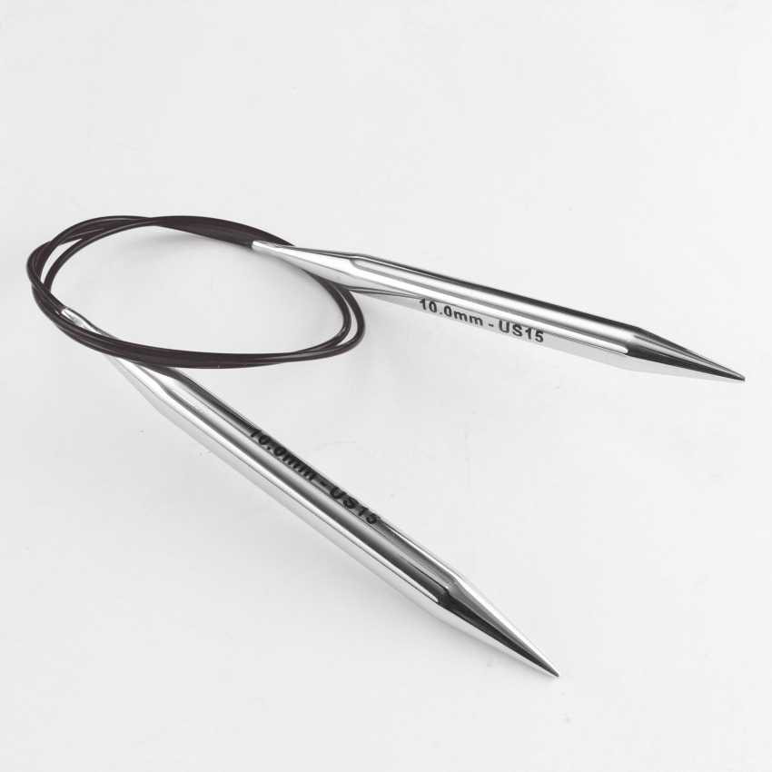 Спицы круговые латунные Nova KnitPro, 120 см,10.00 мм 11376