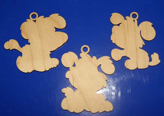 Набор подвесок 046371 Собачки 3 шт 8 см