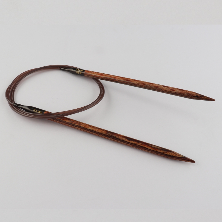 Спицы деревянные круговые Ginger KnitPro, 100 см, 5.50 мм 31112