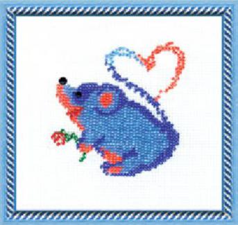 Набор для вышивания «Чарівна Мить» Б-017, Мышка,11*11 см