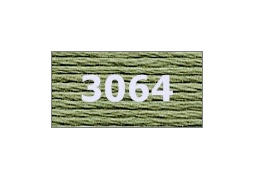 мулине "Gamma"  х/б 24 x 8 м 3064, оливковый