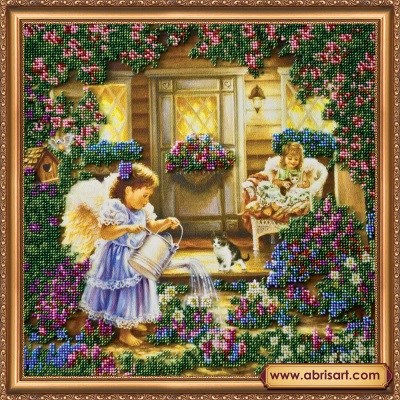 Набор АБРИС АРТ АВ-013 Ангелы 32 х32 см