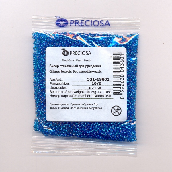 Бисер «Preciosa» 50 г, 331-19001-10/0-67150
