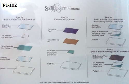 Платформа стандартная Spellbinders Platinum™ 21,9см х 32,9см х 1,6см
