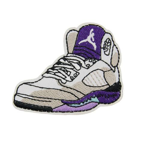 Термоаппликация Hobby&Pro 'Кроссовки', белые/сиреневые 5.4*6.9см, 