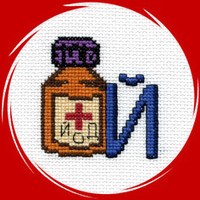 Набор для вышивания «Panna» Алфавит. Буква "Й" 