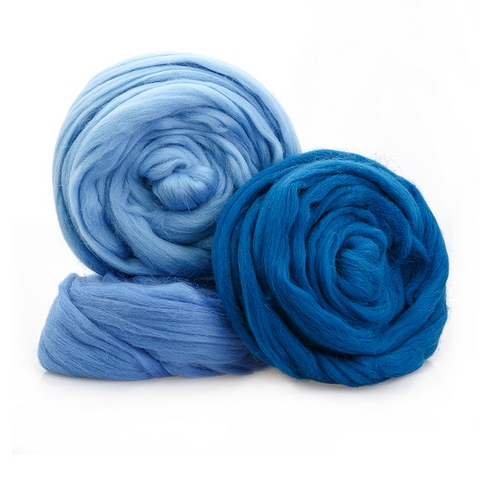 Гребенная лента "Троицкая" 100% шерсть тонкая  упак/200г.