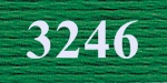 мулине "Gamma"  х/б 24 x 8 м 3246, зеленый