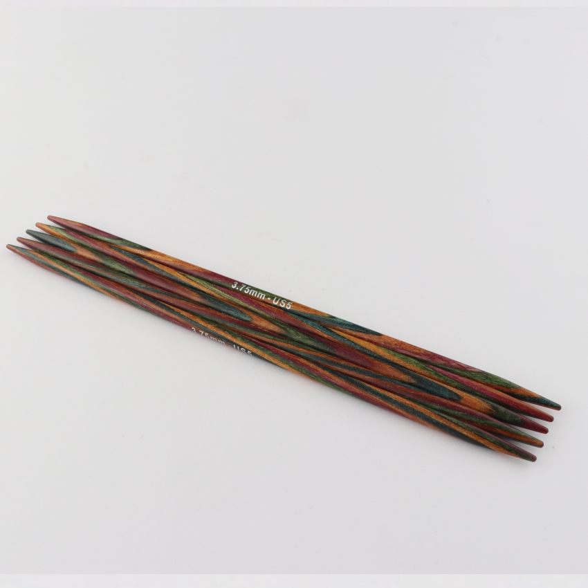 Спицы деревянные носочные Symfonie KnitPro, 10 см, 3.75 мм 20136