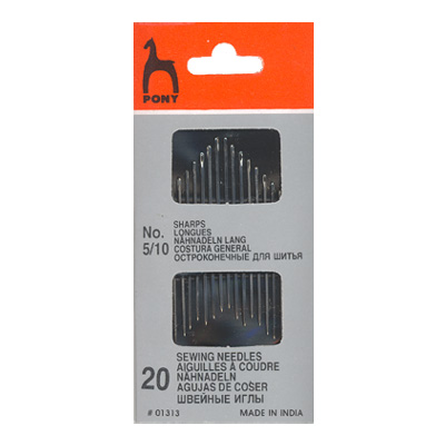 Иглы ручные швейные Sharps конверт "Простое ушко" 20-5/10